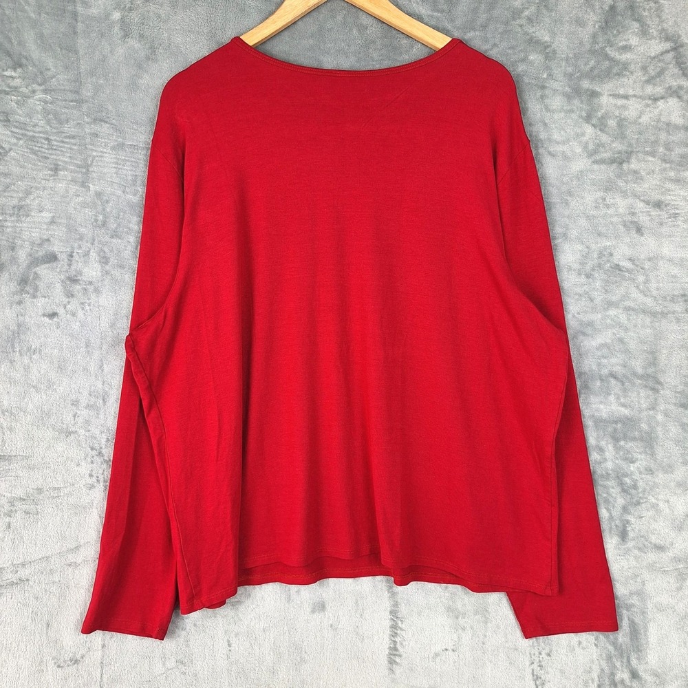 Eileen Fisher Top Womens 3X Minimalist Preppy Casual Stretch Pullover Viscose - Picture 7 of 8